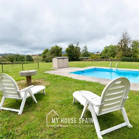 Myhousespain - Argueero, Con Piscina Сasa de vacaciones Argüero